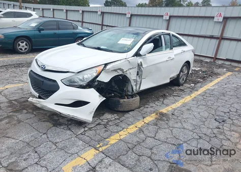 2013 Hyundai Sonata Hybrid Limited from USA, damaged, VIN KMHEC4A46DA068479